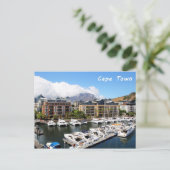 Kapstädter Hafen und Tafelberg Postkarte (Stehend Vorderseite)