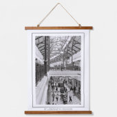 Kapstädter Kanal Seeweg Monochrome Lebensdauer Wandteppich Mit Holzrahmen (Vorderseite)