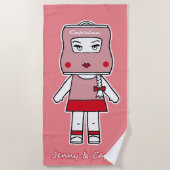 Kaptiskücher Strandtuch (Vorderseite)