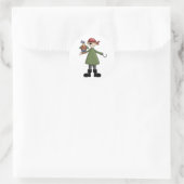 Käpt'n Hook Runder Aufkleber (Tasche)