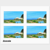 Kapurpuruwan Felsbildung Rechteckiger Aufkleber (Blatt)