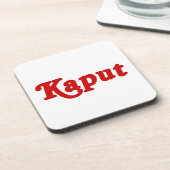 KAPUT ♦ FUNKTIONIERT NICHT ♦ GETRÄNKEUNTERSETZER (Linke Seite)