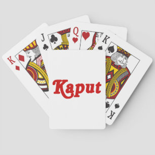 KAPUT ♦ FUNKTIONIERT NICHT ♦ SPIELKARTEN