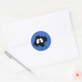 Kaputte blaue Sticker (Umschlag)