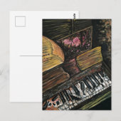 Kaputte Klavier Postkarte (Vorne/Hinten)