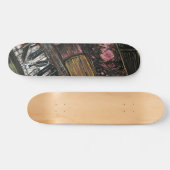Kaputte Klavier Skateboard (Horizontal)