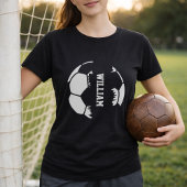 Kaputter Fußball Namensanpassung T-Shirt