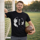 Kaputter Fußball Namensanpassung T-Shirt