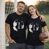 Kaputter Fußball Namensanpassung T-Shirt