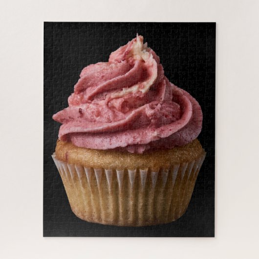 Kaputtes Buttercreme-Cupcake-Puzzle Puzzle (Vertikal)