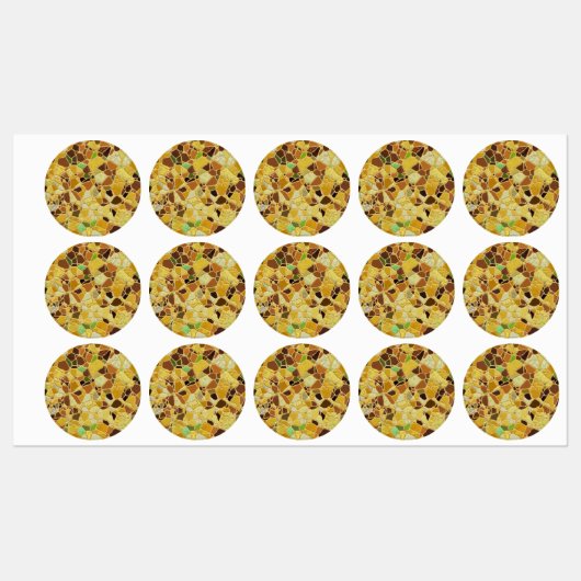 kaputtes Mosaik A Etiketten (Blatt)
