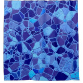 kaputtes Mosaik C Duschvorhang (Vorderseite)