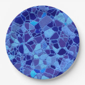 kaputtes Mosaik C Pappteller (Vorderseite)