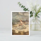 Kapuzen Postkarte (Stehend Vorderseite)