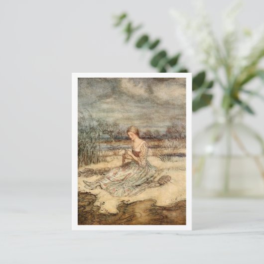 Kapuzen Postkarte (Stehend Vorderseite)