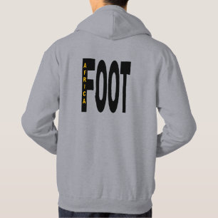 Kapuzenkapuze Mannschaftsrücken Design FOOT AFRICA Hoodie