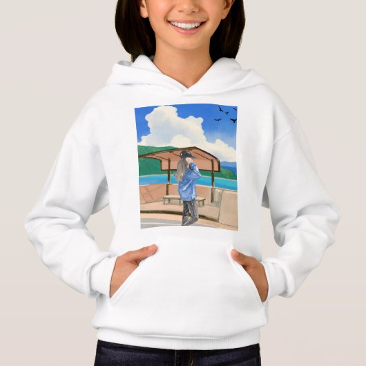 Kapuzenpulli für Mädchen Hoodie (Vorderseite)