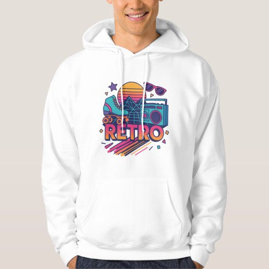 Kapuzenpullover 80er hoodie (Vorderseite)