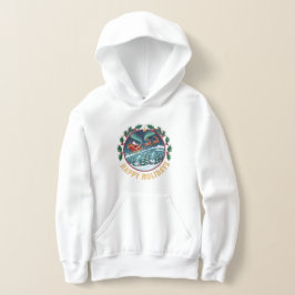 Kapuzenpullover Frohe Feiertage Hoodie