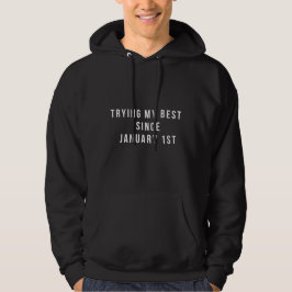 Kapuzenpullover für Männer – Ich Gebe Mein Bestes Hoodie