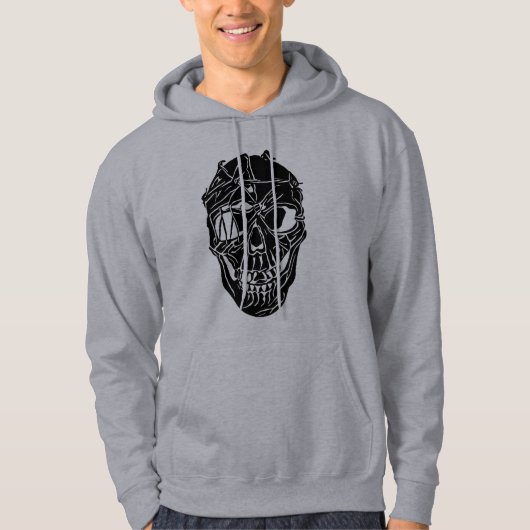 Kapuzenpullover für Männer mit gebrochenem Totenko Hoodie (Vorderseite)