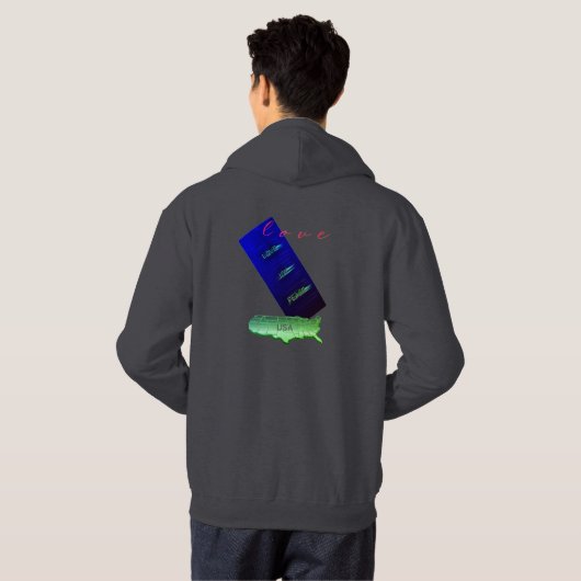 Kapuzenpullover Hoodie (Schwarz voll)
