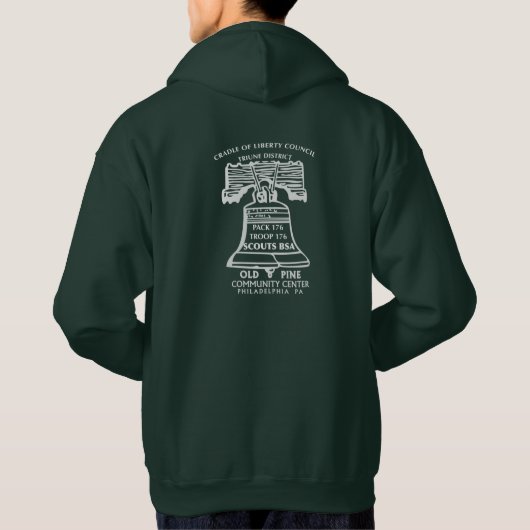 Kapuzenpullover Hoodie (Rückseite)