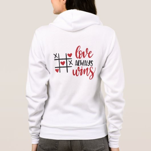 Kapuzenpullover Liebes Saison Hoodie (Rückseite)