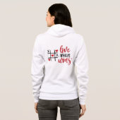 Kapuzenpullover Liebes Saison Hoodie (Schwarz voll)