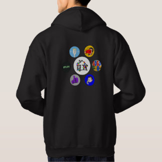 Kapuzenpullover mit allen Logos von LagHut und Co. Hoodie