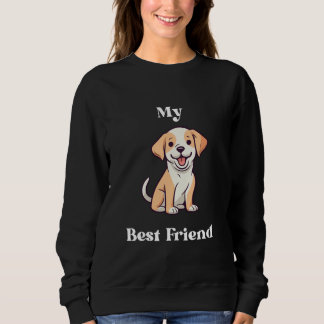 Kapuzenpullover mit einer Liebesbotschaft für Hund Sweatshirt
