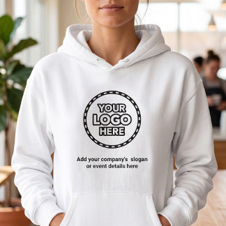 Kapuzenpullover mit Firmenlogo und Motto oder Vera Hoodie