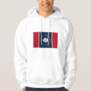 Kapuzenpullover mit Flagge des Bundesstaates Missi Hoodie