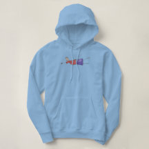 Kapuzenpullover mit Flying Joanna