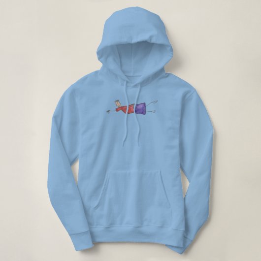 Kapuzenpullover mit Flying Joanna Hoodie (Design vorne)