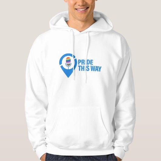 Kapuzenpullover 'Serving Joy in Every Time Zone.' Hoodie (Vorderseite)