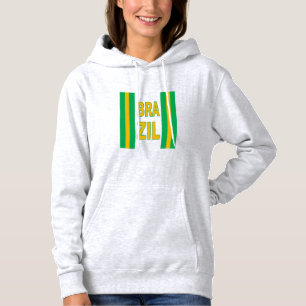 Kapuzensweat in Asch für Damen DESIGN BRAZIL Hoodie
