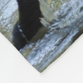 Kapuzineraffe Fleecedecke (Ecke)