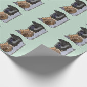 Kapuzineraffe Geschenkpapier (Ecke)