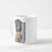 Kapuzineraffe Kaffeetasse (Vorderseite Links)