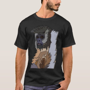 Kapuzineraffen-Kunst T-Shirt