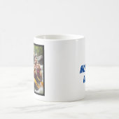 Kapuzineraffen Whitewater Rafting Kaffeetasse (Mittel)