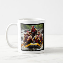 Kapuzineraffen Whitewater Rafting Kaffeetasse