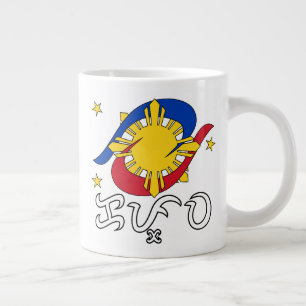 Kapwa (Baybayin-Schrift) Jumbo-Tasse