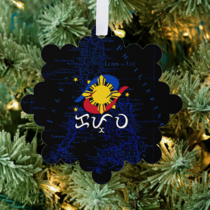 Kapwa (Baybayin-Schrift) Ornament Karte