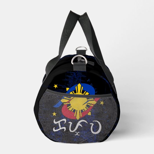 Kapwa (Baybayin script) Duffle Bag (Rechts)