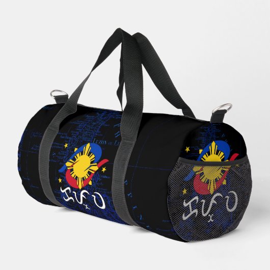 Kapwa (Baybayin script) Duffle Bag (Rechte Ecke)