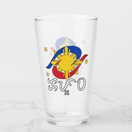 Kapwa (Baybayin script) Glas (Rückseite)