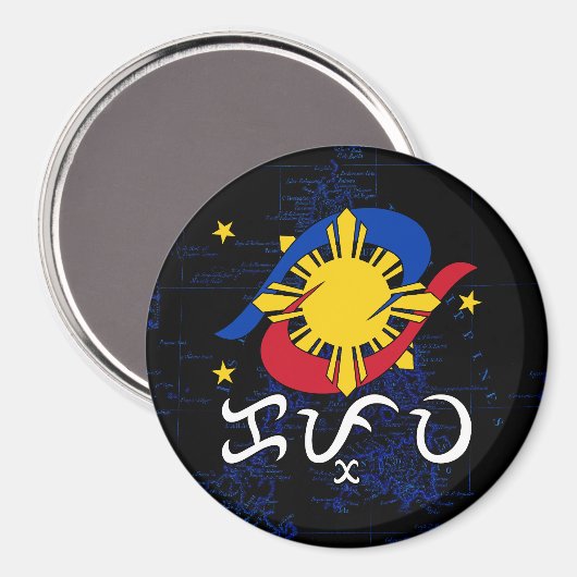 Kapwa (Baybayin script) Magnet (Vorderseite/Rückseite)