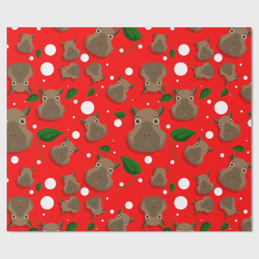 Kapybara Geschenkpapier (Flach)
